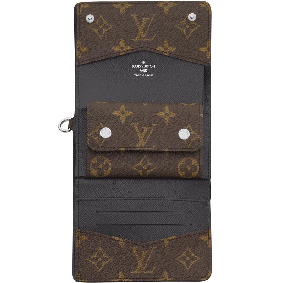 AAA Fake Louis Vuitton Compact Wallet Monogram Macassar Canvas M60167 Online